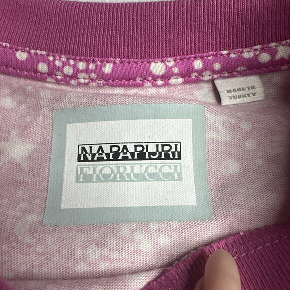 NWT Fiorucci X Napajiri Collaboration Cropped T Shirt Pink Angels Cotton XS - Picture 4 of 9